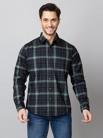Green Check Reversible Shirt