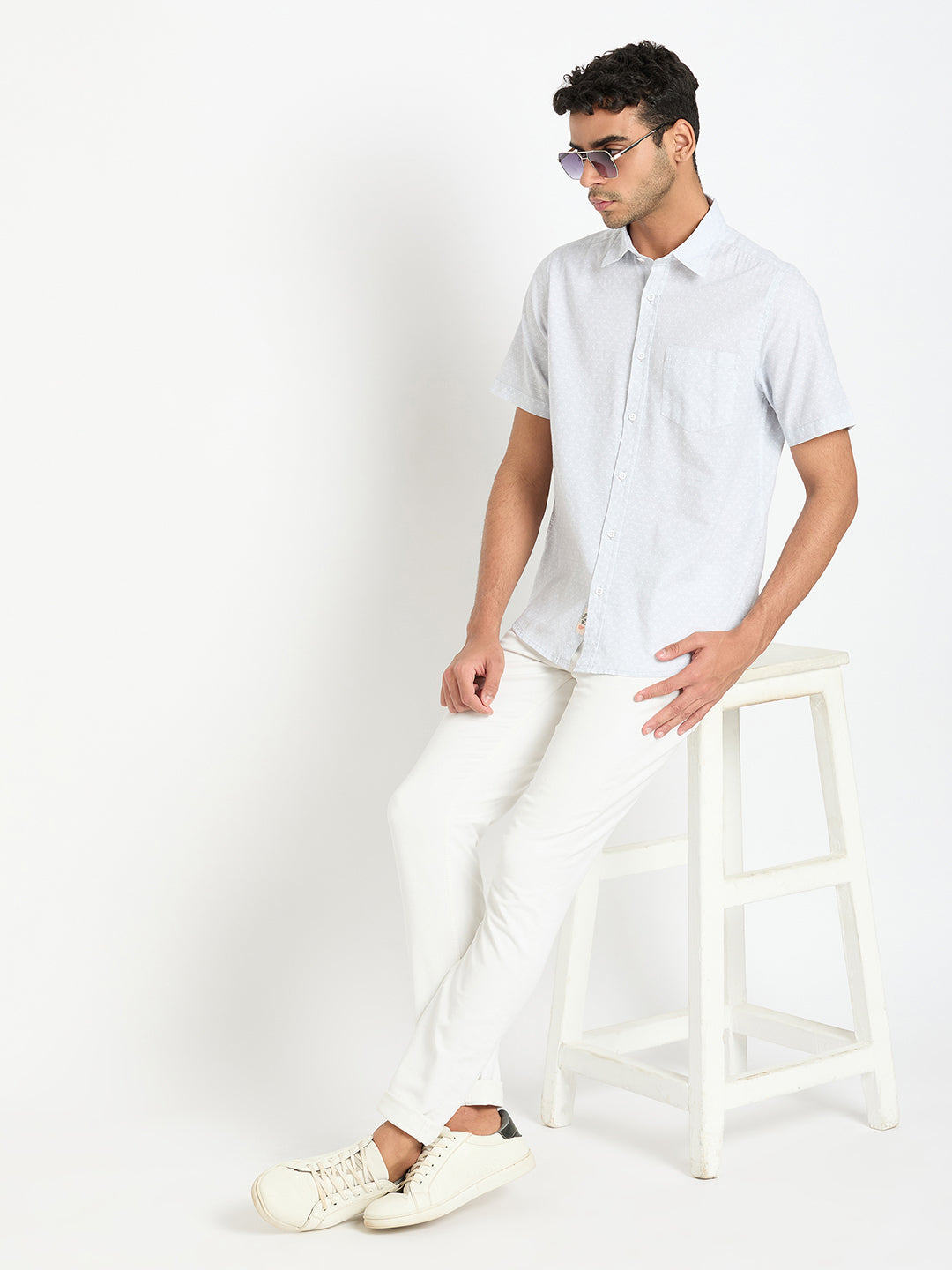Light Sky Printed Shirt