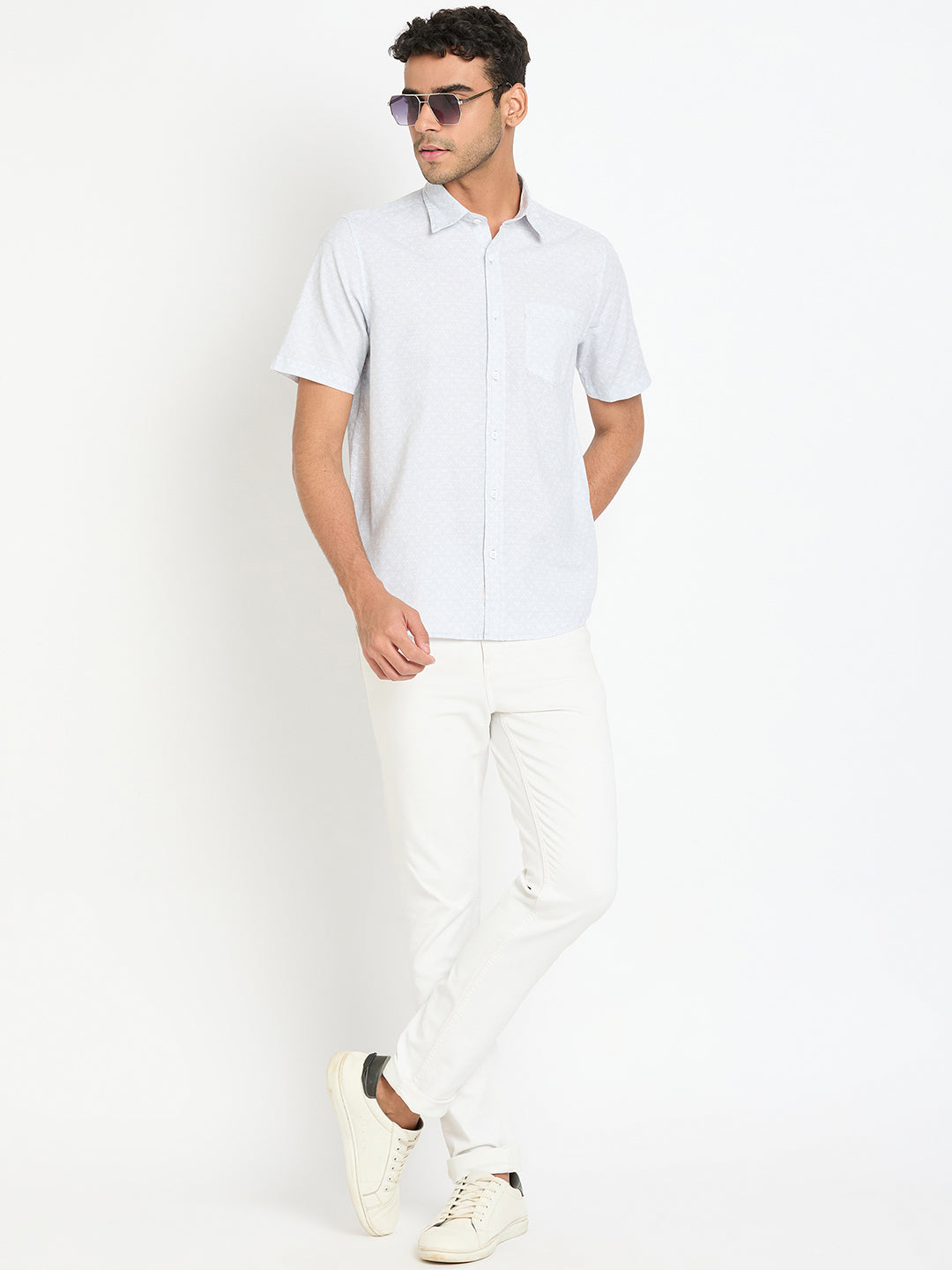 Light Sky Printed Shirt