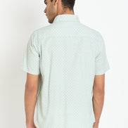 Light Green Printed Shirt