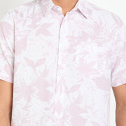 Lavender Floral Print Shirt