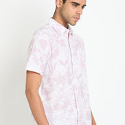 Lavender Floral Print Shirt