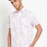 Lavender Floral Print Shirt