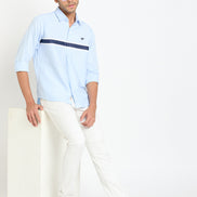 Light Blue Striped Shirt