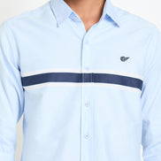 Light Blue Striped Shirt