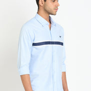 Light Blue Striped Shirt