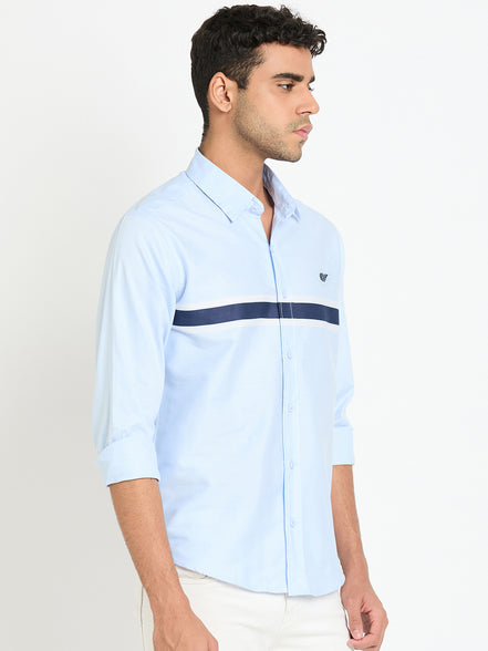 Light Blue Striped Shirt