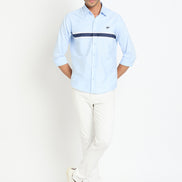 Light Blue Striped Shirt