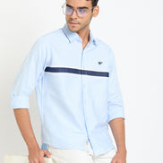 Light Blue Striped Shirt
