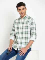 Green Checked Shirt