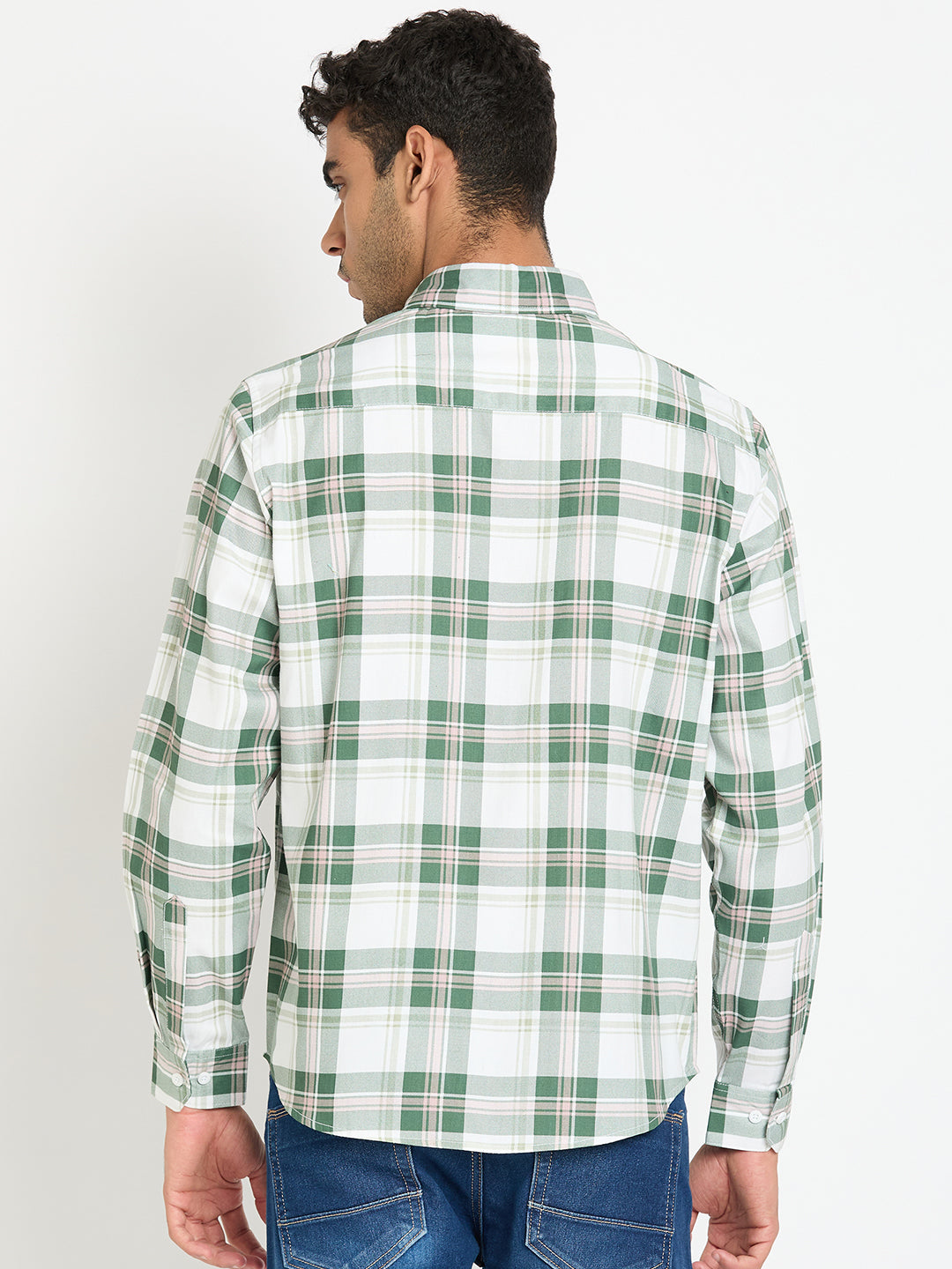 Green Checked Shirt