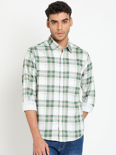 Green Checked Shirt