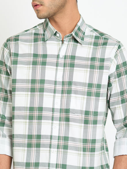 Green Checked Shirt