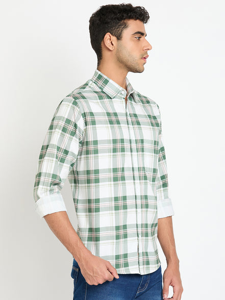 Green Checked Shirt