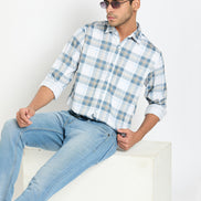 Blue Checked Shirt