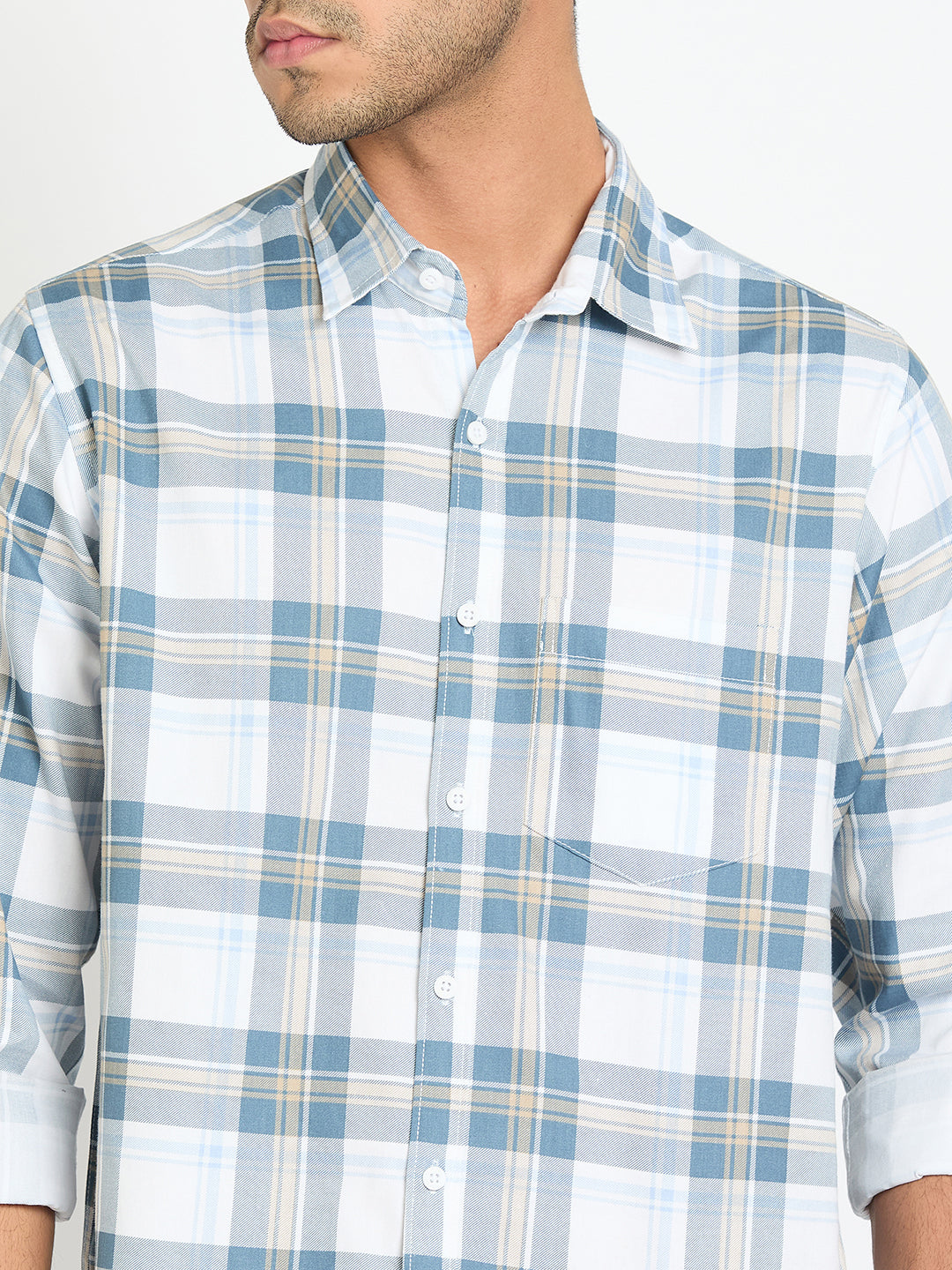 Blue Checked Shirt