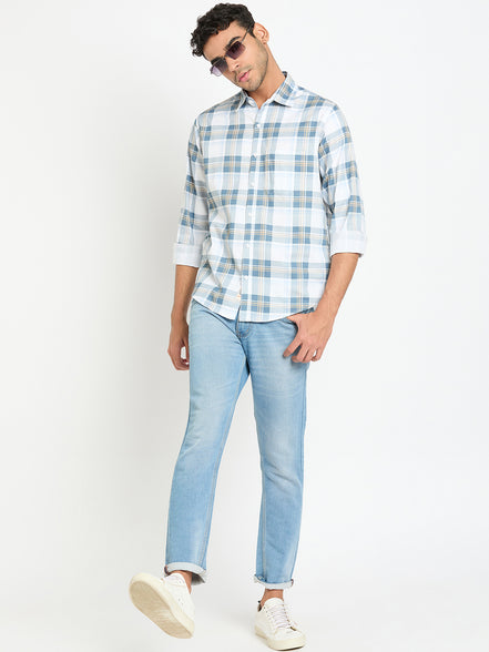 Blue Checked Shirt