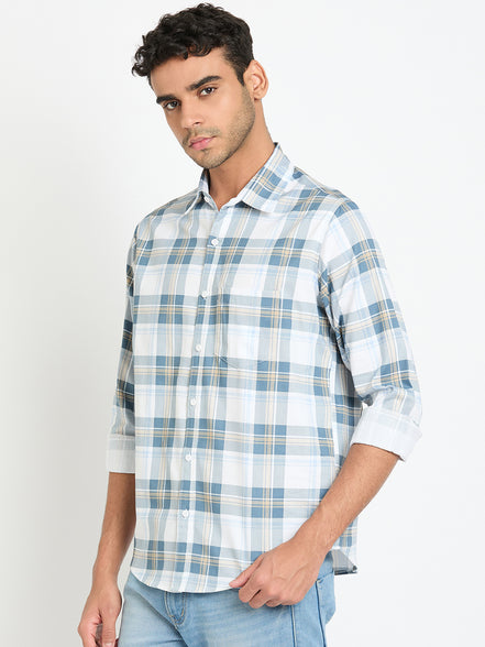 Blue Checked Shirt
