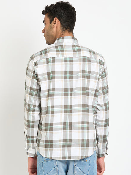 Olive Checked Shirt