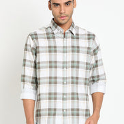 Olive Checked Shirt