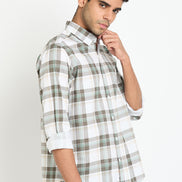 Olive Checked Shirt