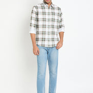 Olive Checked Shirt