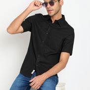 Black Solid Shirt