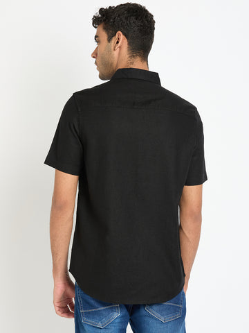 Black Solid Shirt