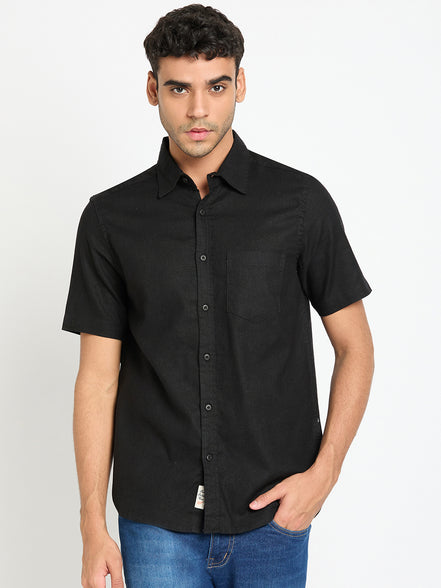 Black Solid Shirt
