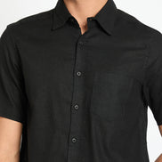 Black Solid Shirt