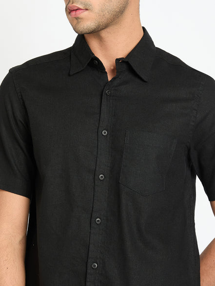 Black Solid Shirt