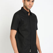 Black Solid Shirt