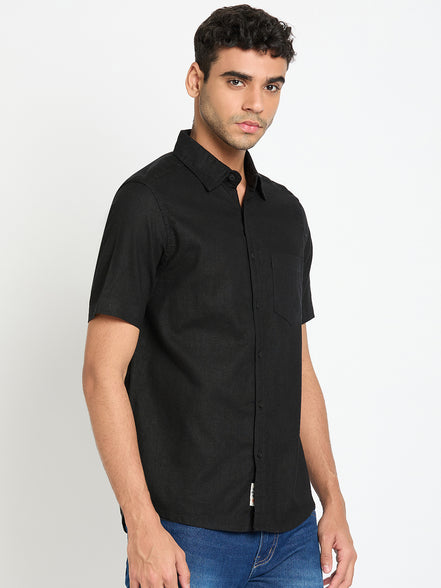Black Solid Shirt