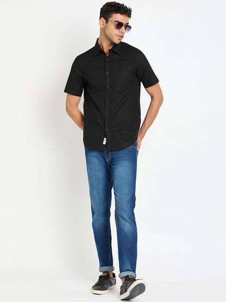 Black Solid Shirt