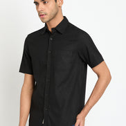 Black Solid Shirt