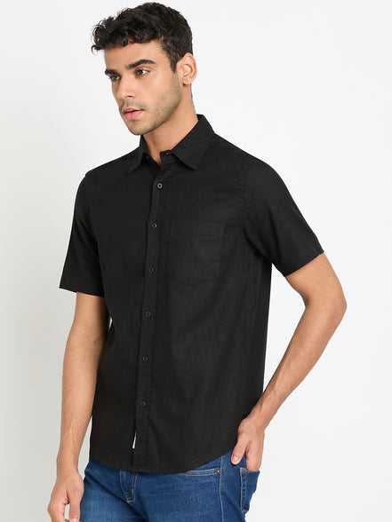 Black Solid Shirt