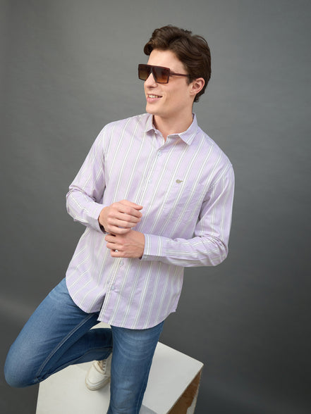 Pink Striped Shirt