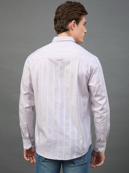 Pink Striped Shirt