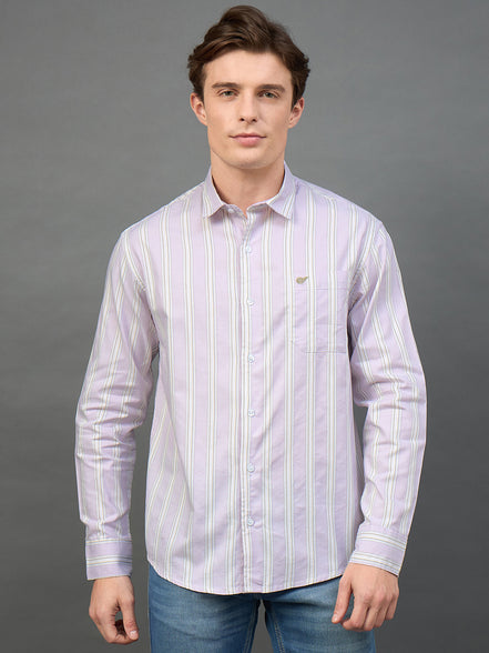 Pink Striped Shirt