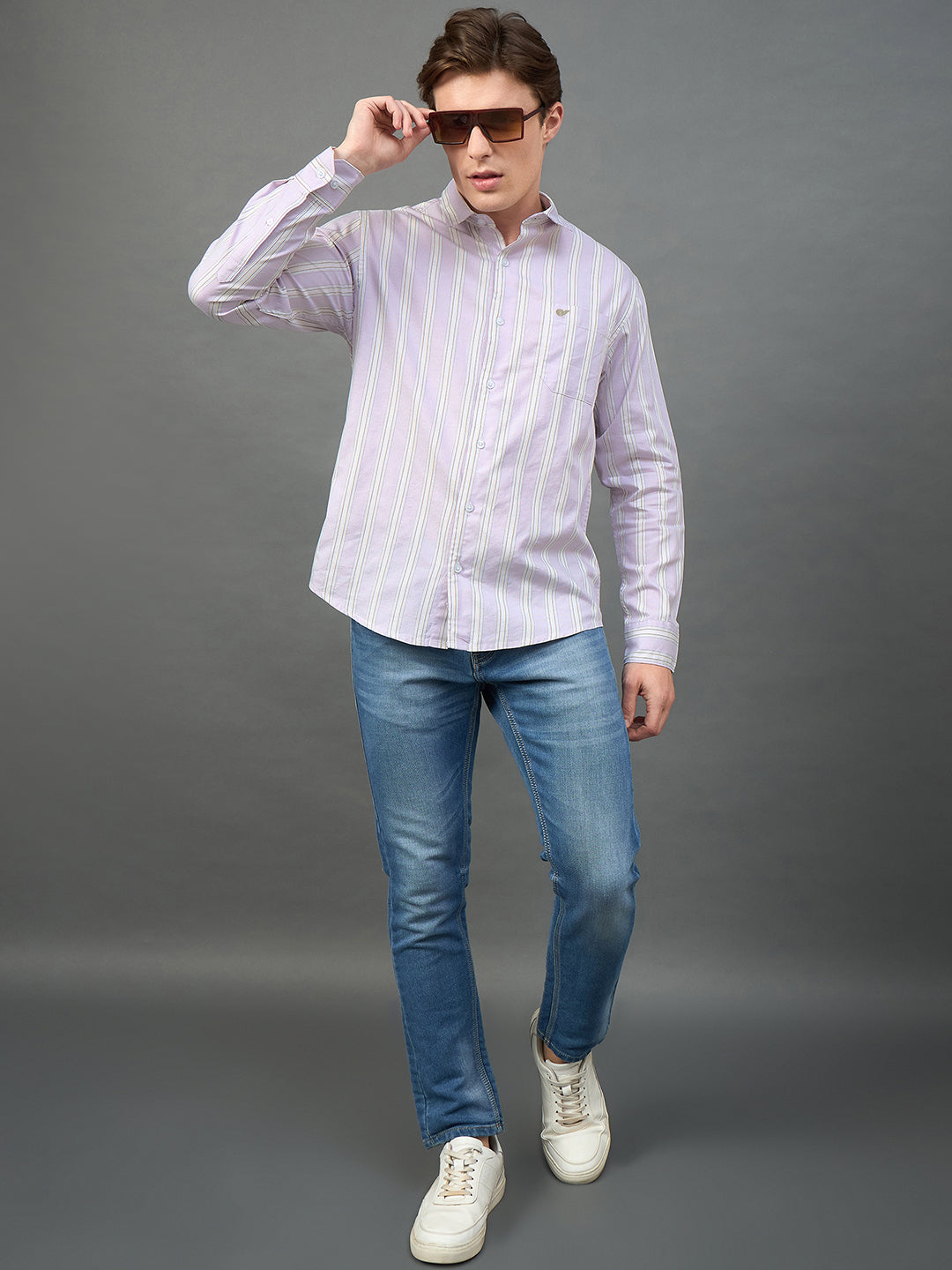 Pink Striped Shirt