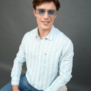 Blue Striped Shirt