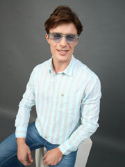 Blue Striped Shirt