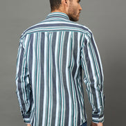 Club York Men Blue Shirt
