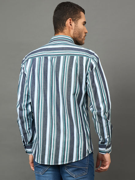 Club York Men Blue Shirt