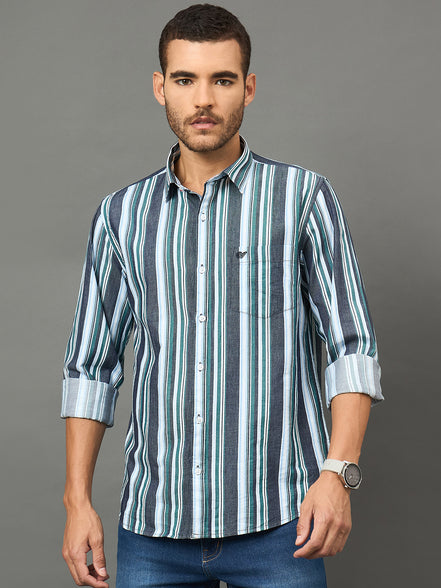 Club York Men Blue Shirt