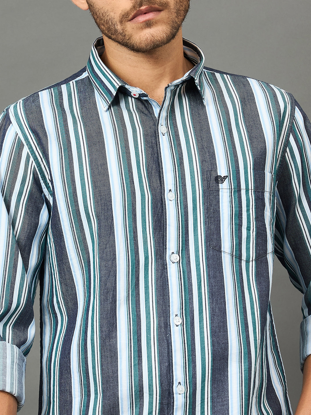Club York Men Blue Shirt