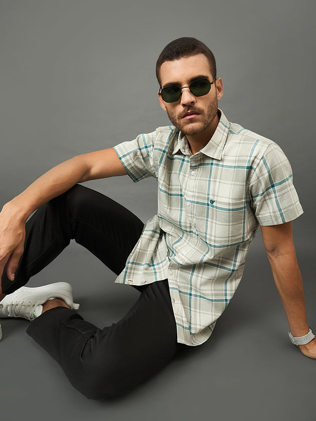 Club York Men Grey Shirt