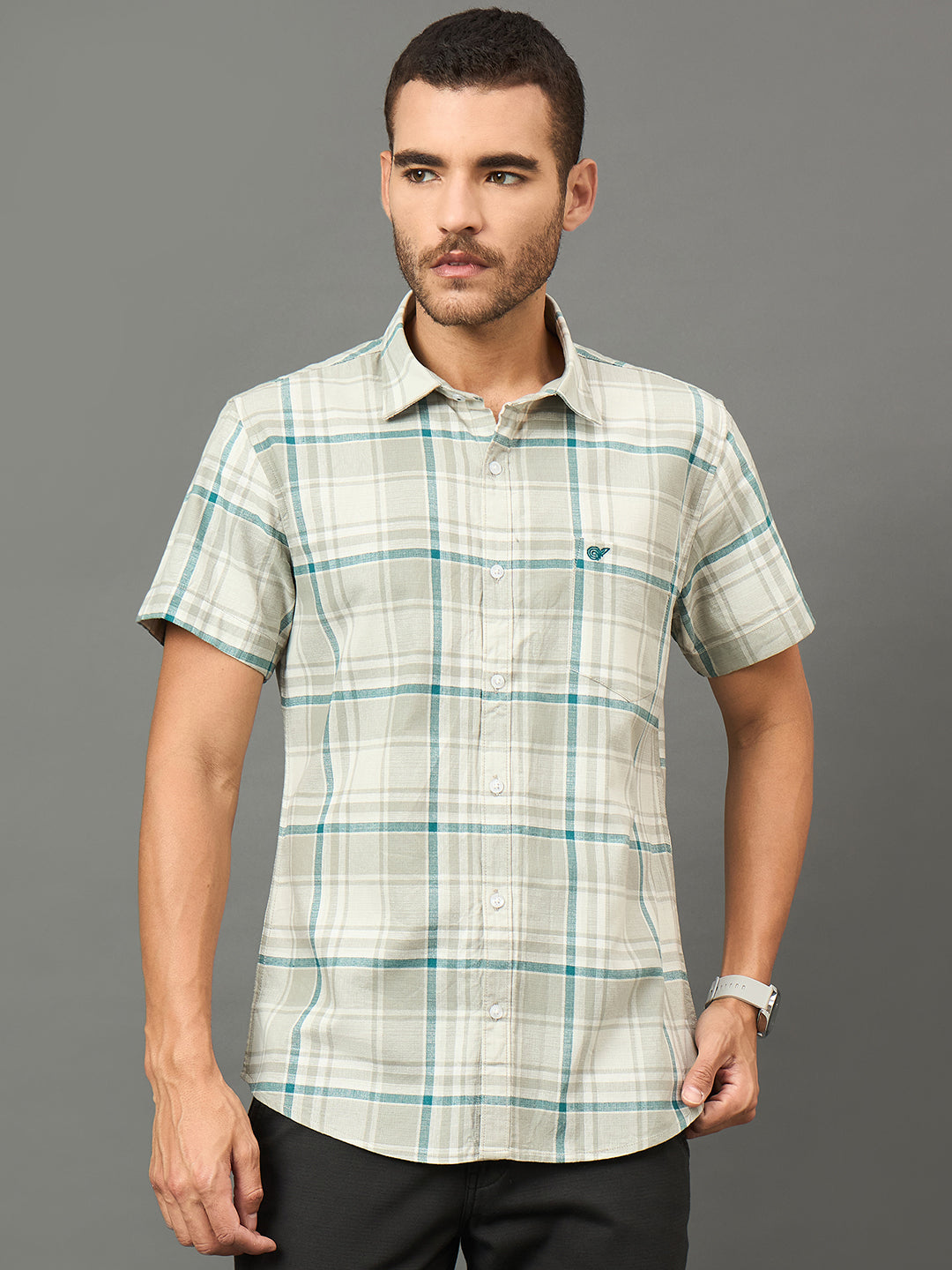 Club York Men Grey Shirt