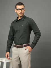 Club York Men Dark Green Shirt