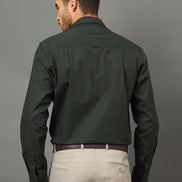 Club York Men Dark Green Shirt
